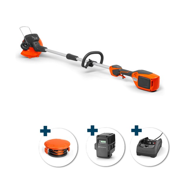 Husqvarna 110iL FLXi Græstrimmer inkl. batteri, lader & ekstra spolehoved