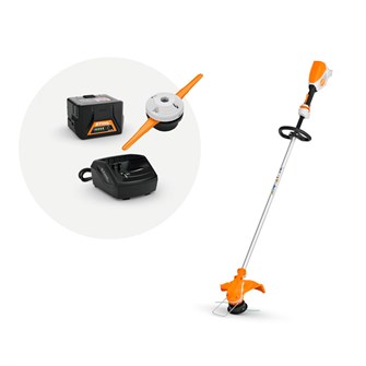 Stihl FSA 60R Græstrimmer - Inkl. batteri, oplader & Polycut 6-2 trimmerhoved