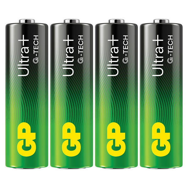 GP Ultra Plus Alkaline AA-batteri 15AUP/LR6 4-pak