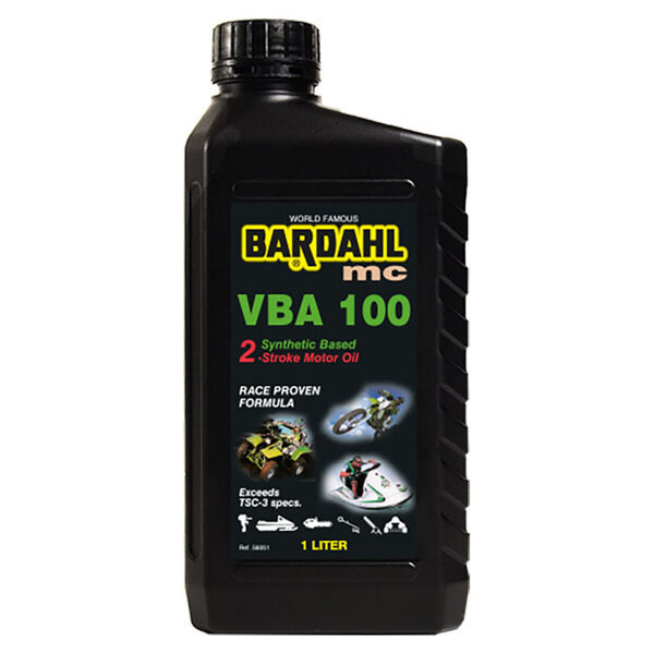 Bardahl 1 Ltr. 2-Taktolie Vba 100 Semisynt. Mc