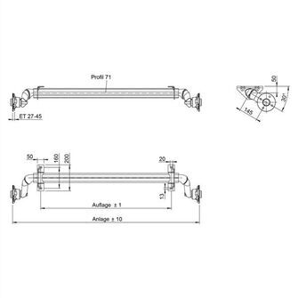 Aksel - UBR700-5, 750Kg